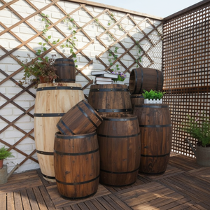 Baril en <span class=keywords><strong>bois</strong></span> recyclable personnalisé pour le stockage et la décoration du vin - Product Image 3