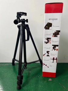 Cheap 3366 Metal <strong>Foldable</strong> Tracking 360 Sports Video <strong>Supplier</strong> Hand Held Camera <strong>Tripod</strong> for Studio - Product Image 5