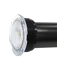 Lampu Kolam LED 12W 100FT IP68 RGBW Warna, Pengganti Pentair Globrite 1.5 Inch yang Disempurnakan, Bekerja dengan Pengontrol Otomatisasi Pentair