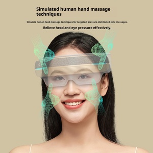 ARWEI-Masajeador de cabeza y ojos, protector ocular de presión de aire, compresa caliente, carga de vibración, 800mAh, enchufe tipo C, música Bluetooth - Product Image 3