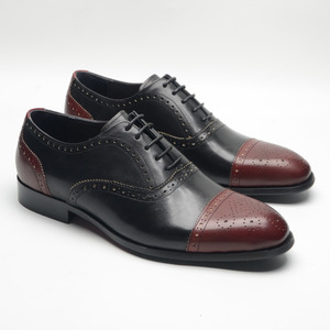 Brookes รองเท้าหนังวัวแท้สำหรับผู้ชาย, รองเท้าหนังวัวแท้ทำด้วยมือเหมาะสำหรับใส่ทำงานแบบทางการ - Product Image 3