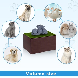 Urne funéraire en bois pour animaux de compagnie avec cadre photo, pour chats et chiens, type cercueil, fournitures funéraires, boîte funéraire en bois, urne de <span class=keywords><strong>sacristie</strong></span> - Product Image 3