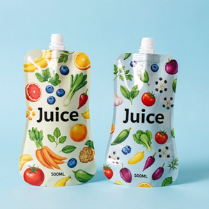 Pochettes souples personnalisées de 100 ml, 150 ml, 200 ml avec <span class=keywords><strong>bec</strong></span> <span class=keywords><strong>verseur</strong></span>, qualité alimentaire, pour assaisonnement barbecue, sauce BBQ, salade, chili, ketchup, et sauces épicées - Product Image 2