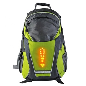 Wholesale Night Outdoor Cycling Safety Turn signal <strong>LED</strong> Reflective Light Smart Display Screen <strong>Led</strong> Bag <strong>Backpack</strong> - Product Image 1