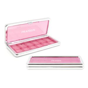 Astuccio per fard compatto <span class=keywords><strong>in</strong></span> <span class=keywords><strong>polvere</strong></span> cosmetica quadrata confezione per ombretti <span class=keywords><strong>in</strong></span> plastica <span class=keywords><strong>trasparente</strong></span> con piastra per fard personalizzata - Product Image 5