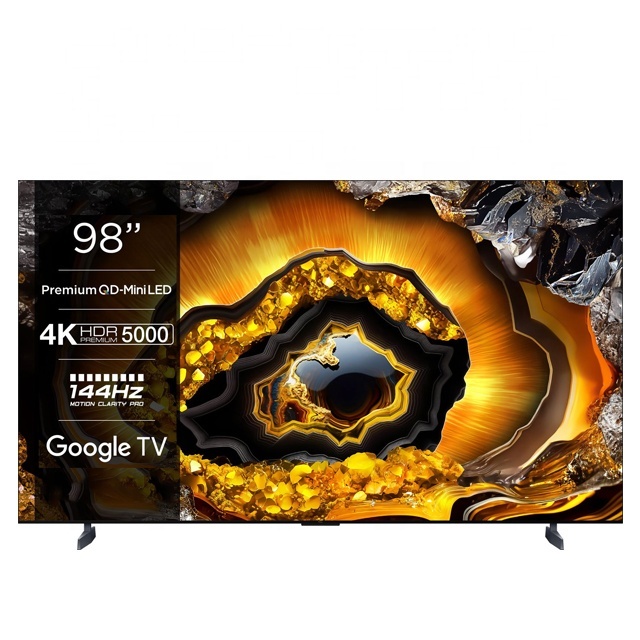 4K UHD HDR SMART TV WITH GOOGLE TV 98 100 Inch QLED Flat TVs Enhanced Gaming, Voice Remote,Works with Alexa Streaming Television