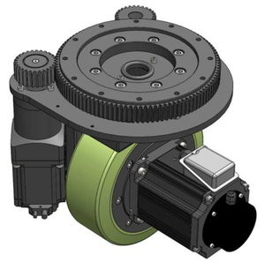 ล้อหุ่นยนต์ AGV 400W 600W ยกของเสียงต่ำอุปกรณ์ยก AGV ความแม่นยำสูงสำหรับยานพาหนะที่มีไกด์อัตโนมัติงานหนัก - Product Image 3