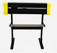 Traceur de découpe semi-automatique de vinyle classique PE-721 de 2 pieds, couleur jaune, avec logiciel