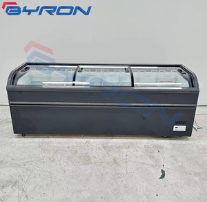 Congélateur commercial à porte vitrée incurvée pour produits <span class=keywords><strong>de</strong></span> <span class=keywords><strong>porc</strong></span> européens, idéal pour les marchés <span class=keywords><strong>de</strong></span> gros - Product Image 3