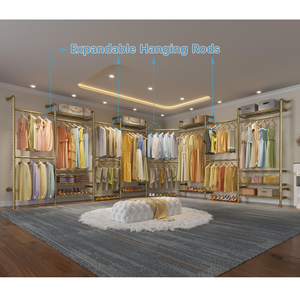 Timate F4 Soporte de exhibición de hierro montado en la pared Tubo industrial Diseño desmontable resistente Acabado de laca Perchero para sombreros de ropa de dormitorio - Product Image 4