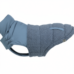 Manteau pour chien Ajou Shelter, taille S, bleu, doublé en polaire, vêtements pour animaux de compagnie - Product Image 2