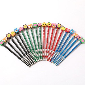 Cartoon Eraser Pencil HB Wooden <b>Drawing</b> School <b>Office</b> Stationery Kids Gift Creative Writing Tool - Product Image 5