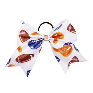 Pelota de fútbol para niños de 8 pulgadas, accesorios para el cabello, <span class=keywords><strong>cinta</strong></span> de lazo, polvo dorado para porristas - Product Image 2