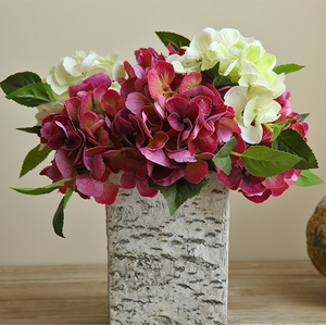 Simulated Short <strong>Branches</strong> of Flowers Small Hydrangeas with a Soft Touch Wedding Scene Indoor Soft <strong>Decoration</strong> Moisturizing Effect - Product Image 4