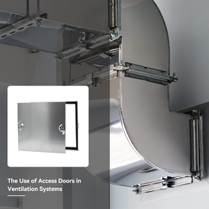 Panneau de porte d'accès à charnières carrées isolé pour système de CVC pour conduit de ventilation - Product Image 4