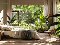 Ventanas Modernas de Aluminio con Rotura de Puente Térmico, Resistentes a Huracanes, con Vidrio y Marco de Aluminio Negro, Abatibles y Giratorias