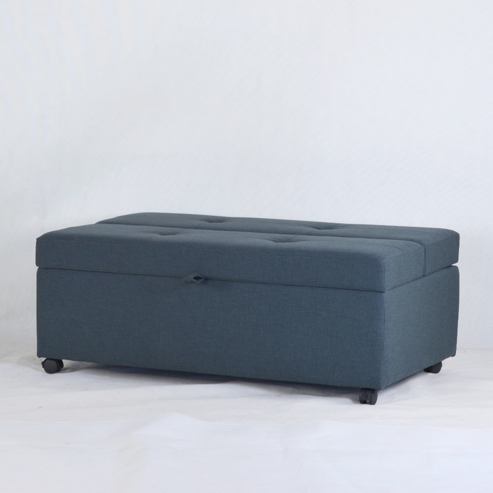 Китайские товары оптом Мебель Удобная льняная ткань диван кровать тахта