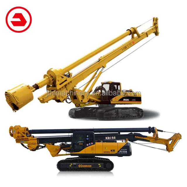 high efficiency and high quality hydraulic rotary drilling rig from China