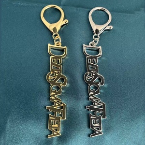 Llavero de Aleación de Zinc con Diseño de Logotipo Metálico Chapado en Oro y Plata, Estilo Vintage, Delta Sigma DST, Fabricante al por Mayor - Product Image 1
