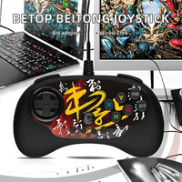 Manette de jeu d'arcade filaire USB Betop Controller BEITONG CIYING pour jeux de combat, Joystick à moule privé pour Android TV et PC