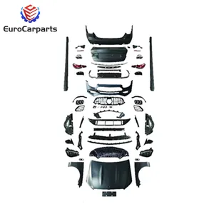 2009-2013 Año W212 Actualización W213 Estilo 2021 Año Bodykit W212 Antiguo a nuevos sistemas de carrocería con luz W212 a W213 E63 Parachoques de coche