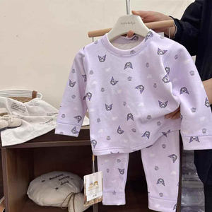 Vêtements d'hiver confortables et chauds pour enfants, <span class=keywords><strong>sous</strong></span>-vêtements intérieurs épais sans couture pour garçons, pyjamas de dessin animé, confortables - Product Image 6