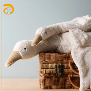 Couverture de sécurité personnalisée en forme d'ours d'oie, couette douce pour bébés avec animal en peluche pour nouveau-nés et tout-petits - Product Image 2