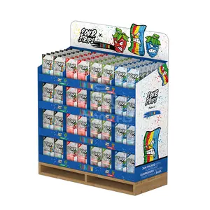 Supermercato cartone ondulato snack bottiglia d'acqua Pdq quarto Pallet cibo per gatti Display