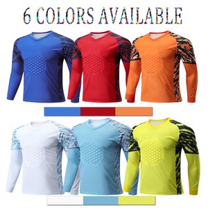 <span class=keywords><strong>Camiseta</strong></span> de Portero Personalizada con Acolchado, Uniforme de Fútbol Protector para Portero, Adulto, Verano, 100% Poliéster - Product Image 6