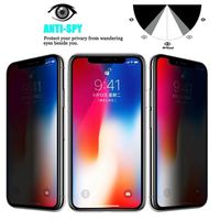Protection d'écran en verre trempé de qualité supérieure, couverture intégrale, anti-espionnage, anti-regard indiscret, 9H, 3D/2.5D, protection d'écran incurvée pour 12 Pro