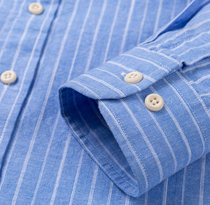 100% coton et mode hommes chemise décontracté à manches longues printemps chemise affaires formel mince tendance vêtements pour hommes - Product Image 4