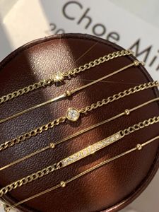 Xinfly 18K Pure Gold Jewelry Double Chain Diamond <b>Bracelets</b> <b>Adjustable</b> <b>Bracelets</b> Natural Diamond Jewelry - Product Image 5