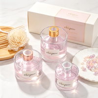 Bouteilles de diffuseur de parfum vides de 140 ml, 235 ml, 330 ml, marque privée, flacon en verre élégant pour diffuseur à bâtonnets avec boîte cadeau pour l'emballage
