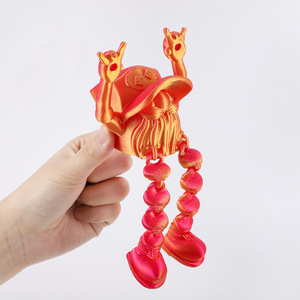 Pendentif Gnome de Noël barbu de star d'internet transfrontalière, imprimé en 3D, ornement de bureau, cadeau créatif, vente en gros - Product Image 4