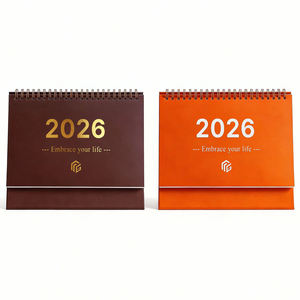 Calendario de Escritorio Mensual 2026 Personalizado para Empresas, Diseño Creativo y Simple en Color Rojo, Decoración de Oficina - Product Image 5