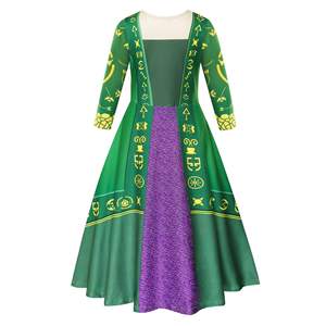 <span class=keywords><strong>Hocus</strong></span> <span class=keywords><strong>Pocus</strong></span> Costume Winifred Sanderson Cosplay Costume filles robe tenue Costume uniforme Halloween enfants carnaval Costume noël - Product Image 3