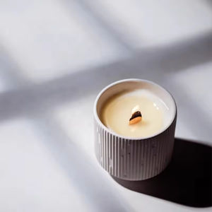 Recipientes de Cerámica Mate para Velas, con Logotipo Personalizado, de Lujo, para Bodas, Recipientes Cilíndricos para Velas Aromáticas - Product Image 4