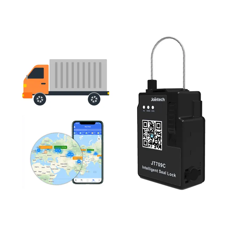 Jointech jt709c thông minh GPS con dấu khóa điều khiển GPS từ xa container Tracker
