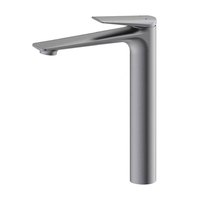 Robinet mitigeur haut de gamme en laiton pour lavabo, eau froide et chaude, finition bronze canon, pour salle de bain