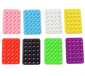 Soporte de silicona portátil para teléfono móvil con 24 ventosas, fácil de usar para selfies en el escritorio o la cama, diseño moderno. - Product Image 4