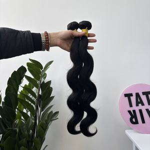 Bundles de vague de corps tissés par cheveux brésiliens originaux non traités de vison 11A populaires - Product Image 1