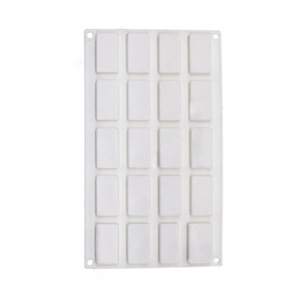 Rectangular <b>Silicone</b> Mold 20 Cavities For DIY <b>Baking</b> Cake Tools 29.4x17.2x1.2cm - Product Image 3