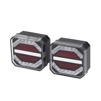 Feux de remorque sans fil JGL, magnétiques, rechargeables, LED, 7 broches, 2,4 GHz, portée 100 pieds, étanches IP67
