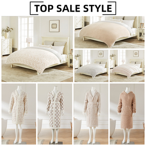 Ma thuật màu xanh lá cây siêu mềm <span class=keywords><strong>Fluffy</strong></span> không khuyết tật chống UV Rayon Micro lông ấm cúng bé đan tre áo choàng ném mùa đông chăn - Product Image 6