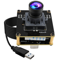 ELP 20MP 5120*3840 USB3.0 Modul Kamera Sensor AR2020 Lensa Dudukan M12/M16 UVC Plug & Play Webcam untuk Windows/Linux/Mac/Android