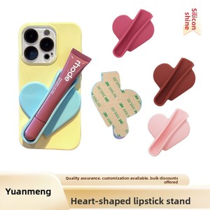 Support de téléphone portable universel en forme de cœur, adhésif 3M, support paresseux pour rouge à lèvres et brillant à lèvres, le plus vendu - Product Image 1