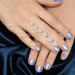 공장 가격 해양 다이아몬드 실험실에서 재배된 화이트 D 컬러 VVS1VHPHT CVD 페어 쉐이프 다이아몬드 IGI 인증 보석 제작용 - Product Image 5