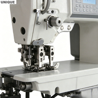 Machine à coudre informatisée professionnelle UNIQUE GC5492-1S-X-FOF-P pour la pose de manches, idéale pour la production de vestes de costume