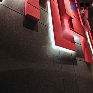 Panneau mural insonorisant pour <span class=keywords><strong>décoration</strong></span> de théâtre, <span class=keywords><strong>site</strong></span> Web de <span class=keywords><strong>décoration</strong></span> intérieure, panneau acoustique moderne flexible en feutre écologique - Product Image 3