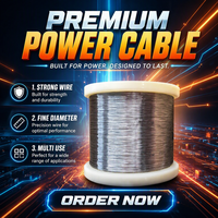 Câble nu enroulé DongYiJiang 1 conducteur RVV isolé PVC 12 AWG, conducteur solide en cuivre plaqué aluminium, 300V-500V, pour usage souterrain
